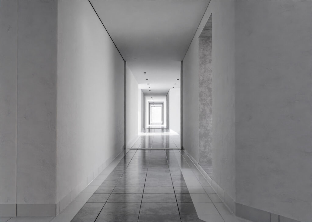 empty hallway background